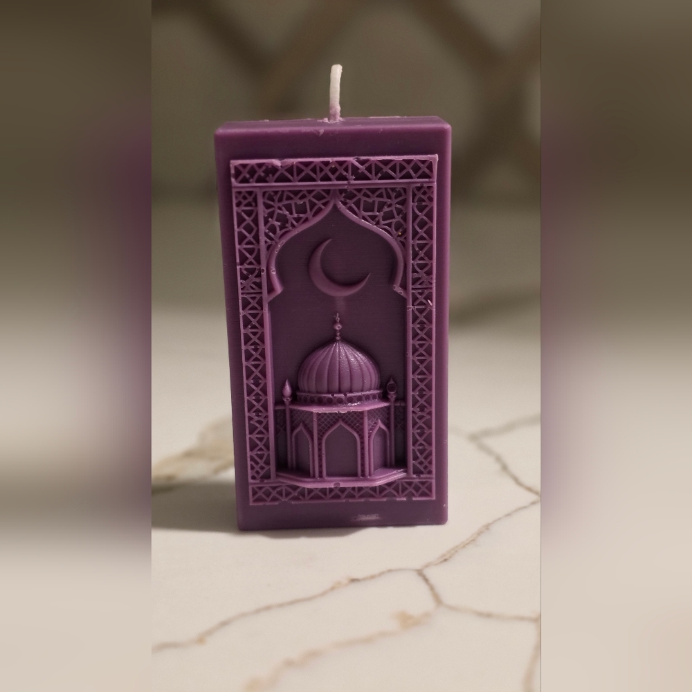Purple Decorative Candle